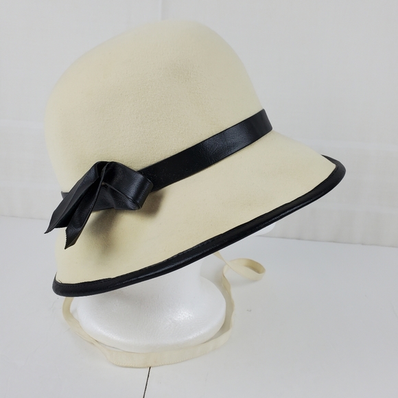 Lazarus vintage cream hat - Picture 2 of 8